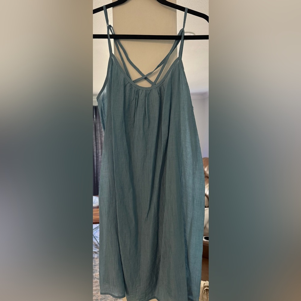Teal Sleeveless Dress